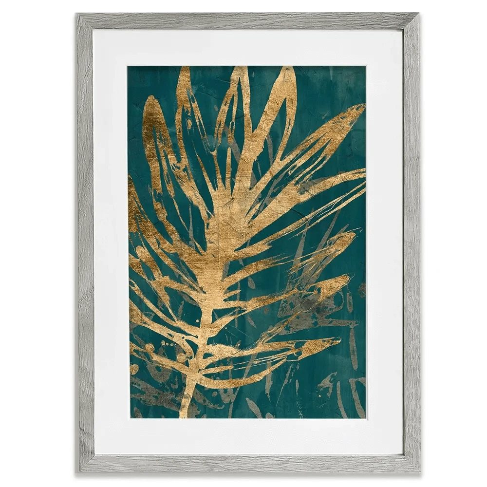 Jungle Leaves Framed Art Print Jungle Leaves Framed Art Print wall art product June Erica Vess