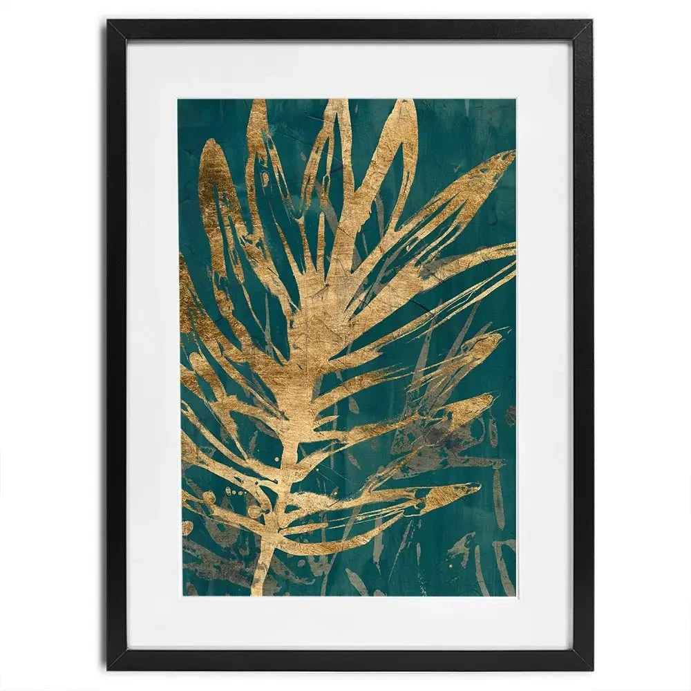 Jungle Leaves Framed Art Print Jungle Leaves Framed Art Print wall art product June Erica Vess