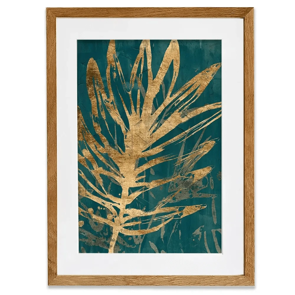 Jungle Leaves Framed Art Print Jungle Leaves Framed Art Print wall art product June Erica Vess