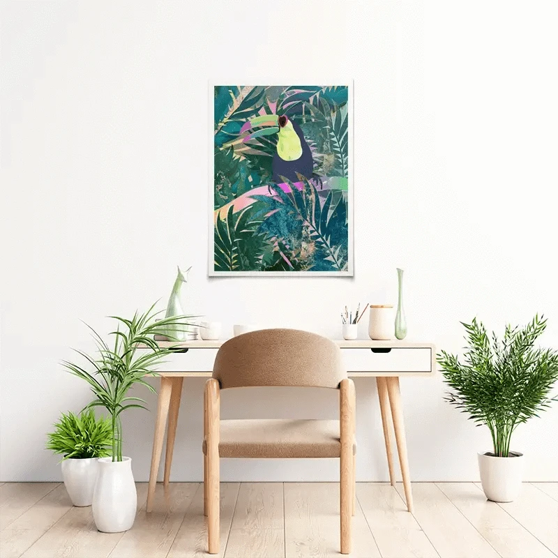 Jungle Toucan Art Print Jungle Toucan Art Print wall art product Sarah Manovski