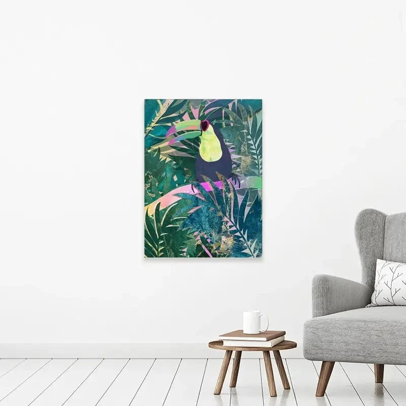 Jungle Toucan Canvas Print Jungle Toucan Canvas Print wall art product Sarah Manovski
