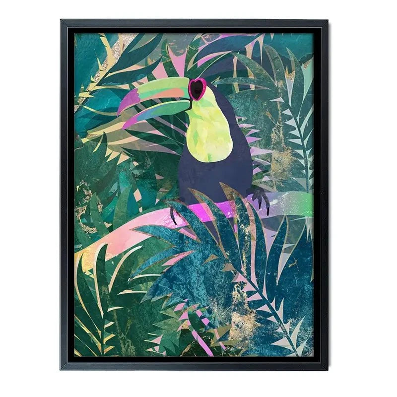 Jungle Toucan Canvas Print Jungle Toucan Canvas Print wall art product Sarah Manovski