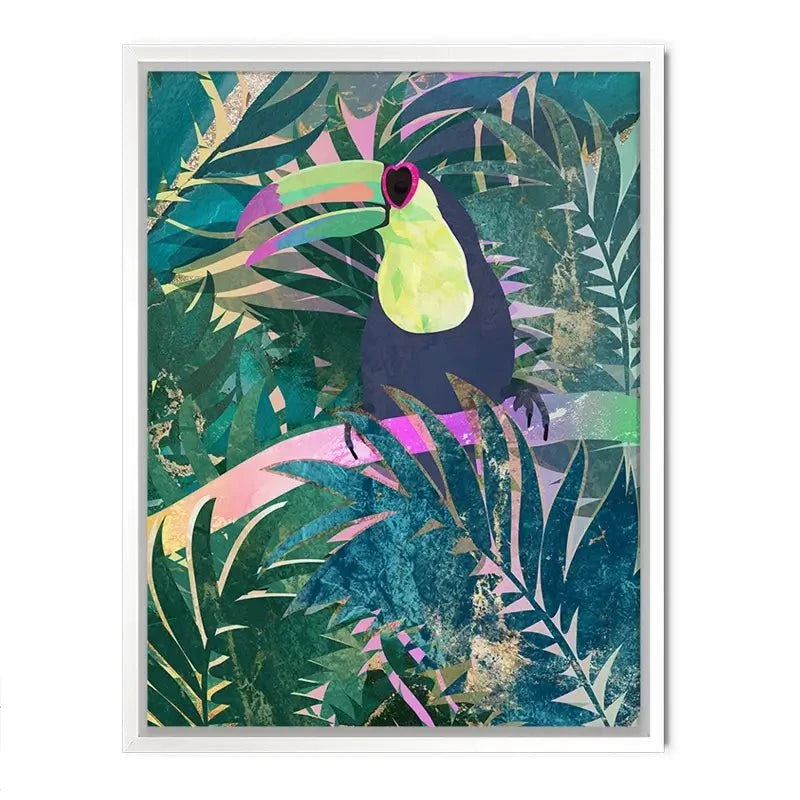 Jungle Toucan Canvas Print Jungle Toucan Canvas Print wall art product Sarah Manovski