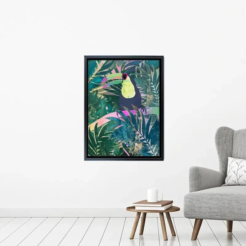 Jungle Toucan Canvas Print Jungle Toucan Canvas Print wall art product Sarah Manovski