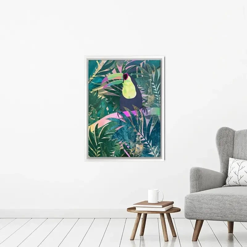 Jungle Toucan Canvas Print Jungle Toucan Canvas Print wall art product Sarah Manovski