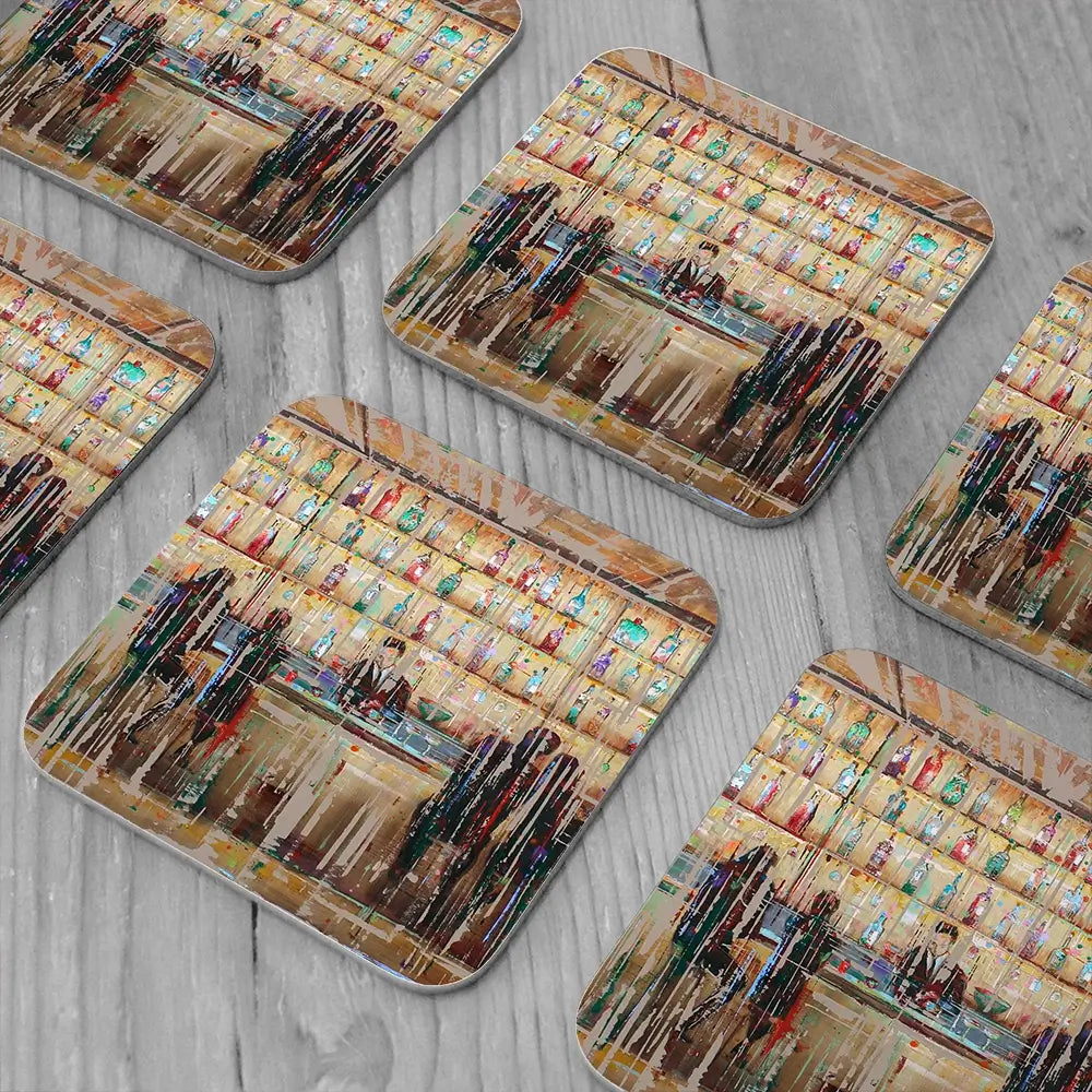 Just Another Cocktail Bar Coaster Set Just Another Cocktail Bar Coaster Set wall art product Studio Paint-Ing