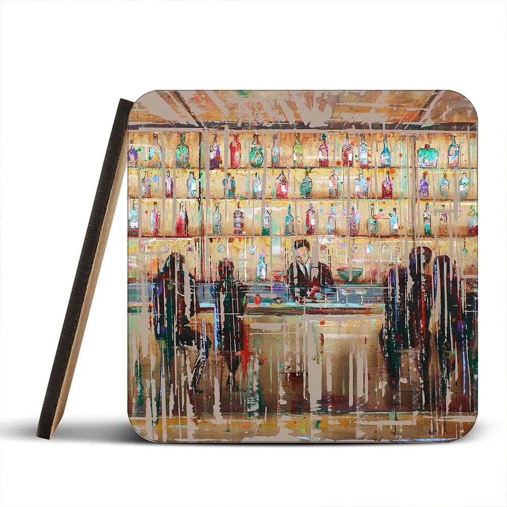 Just Another Cocktail Bar Coaster Set Just Another Cocktail Bar Coaster Set wall art product Studio Paint-Ing