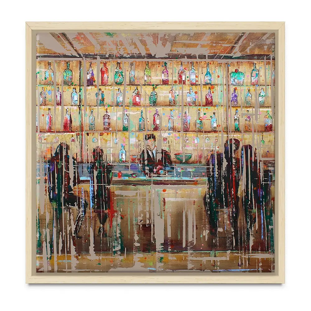 Just Another Cocktail Bar Oversized Canvas Print Just Another Cocktail Bar Oversized Canvas Print wall art product Art Print Shop