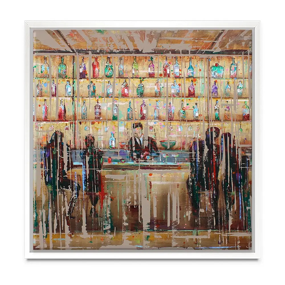 Just Another Cocktail Bar Oversized Canvas Print Just Another Cocktail Bar Oversized Canvas Print wall art product Art Print Shop