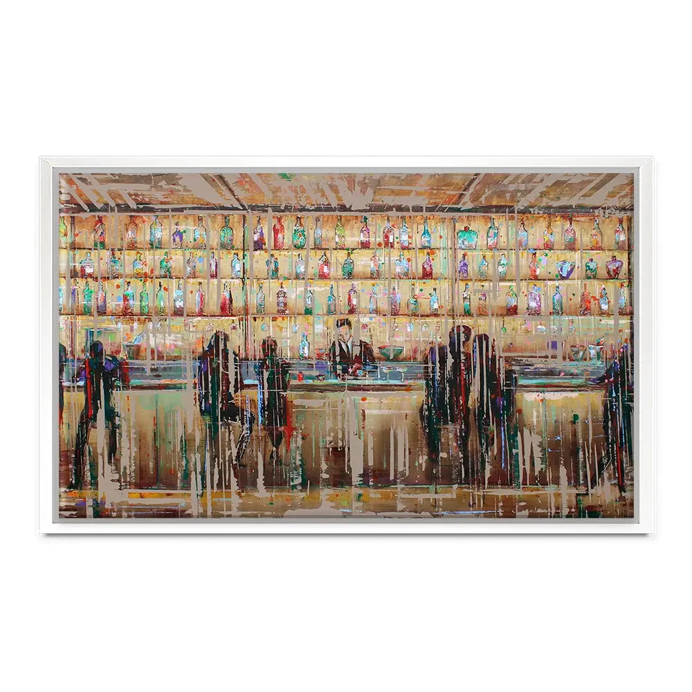 Just Another Cocktail Bar Oversized Canvas Print Just Another Cocktail Bar Oversized Canvas Print wall art product Art Print Shop
