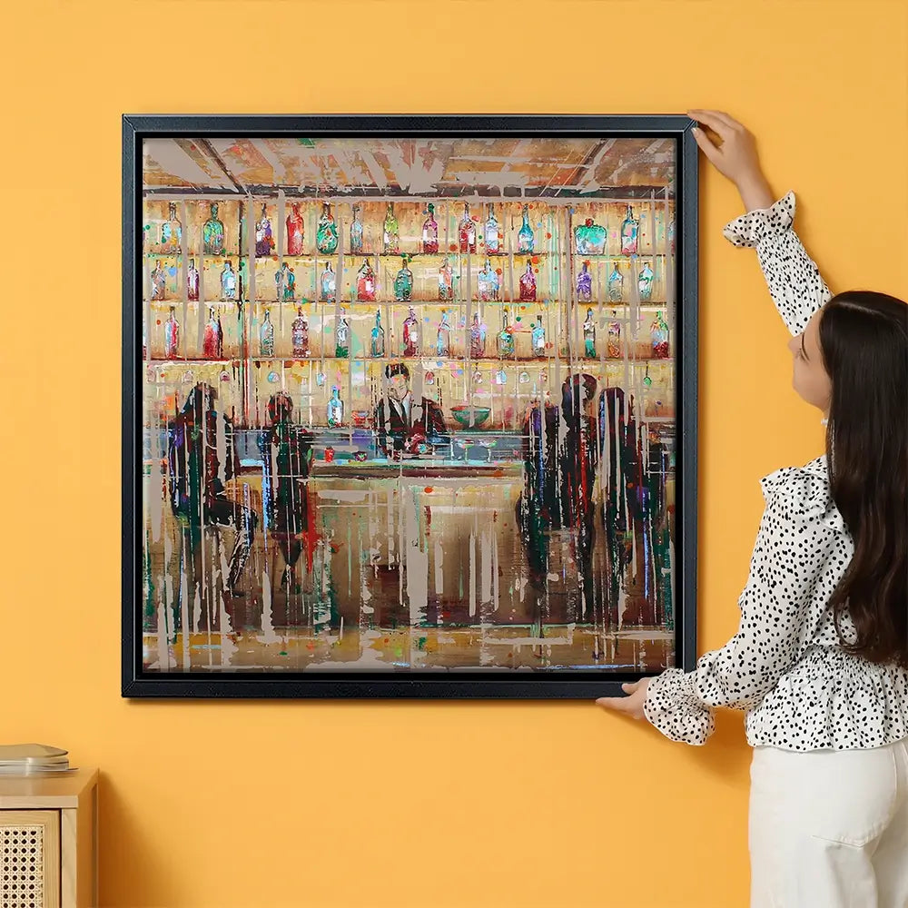 Just Another Cocktail Bar Oversized Canvas Print Just Another Cocktail Bar Oversized Canvas Print wall art product Art Print Shop