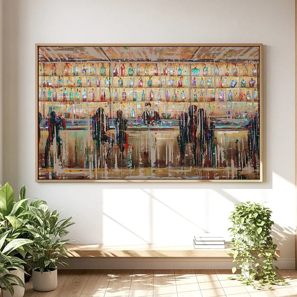 Just Another Cocktail Bar Oversized Canvas Print Just Another Cocktail Bar Oversized Canvas Print wall art product Art Print Shop
