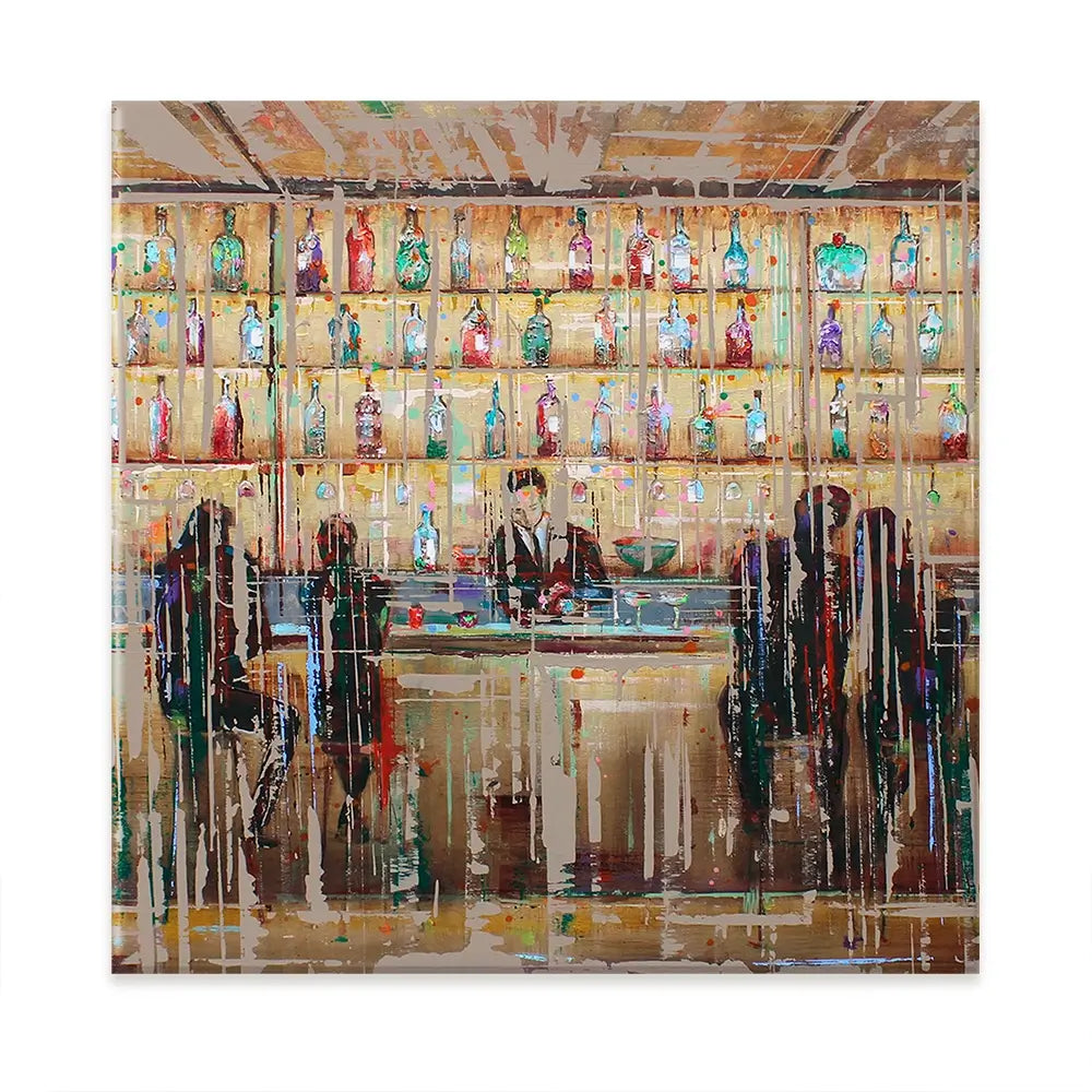 Just Another Cocktail Bar Oversized Canvas Print Just Another Cocktail Bar Oversized Canvas Print wall art product Art Print Shop