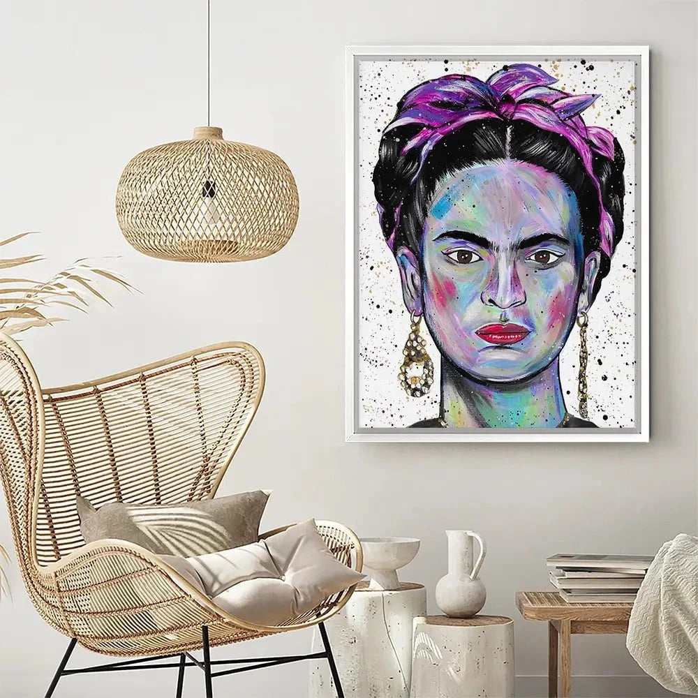 Just Frida Canvas Print Just Frida Canvas Print wall art product Emma LC Art