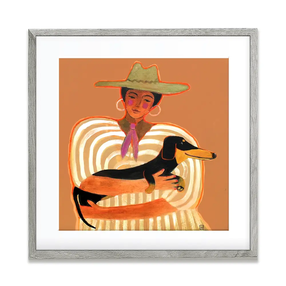 Just Us Square Framed Art Print Just Us Square Framed Art Print wall art product Studio Paint-Ing
