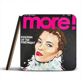 Kate Moss More Coaster Set Kate Moss More Coaster Set wall art product Juliet Stockton