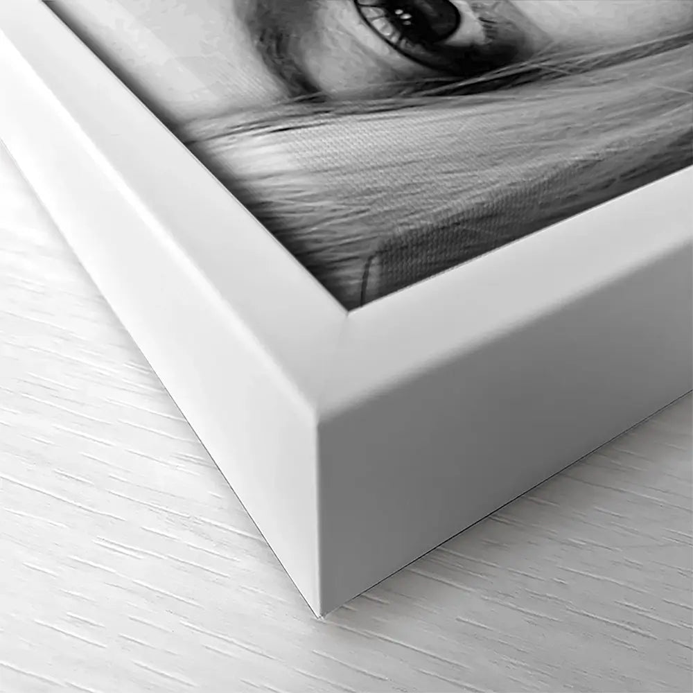 Kate Moss Moustache Oversized Canvas Print Kate Moss Moustache Oversized Canvas Print wall art product Independent