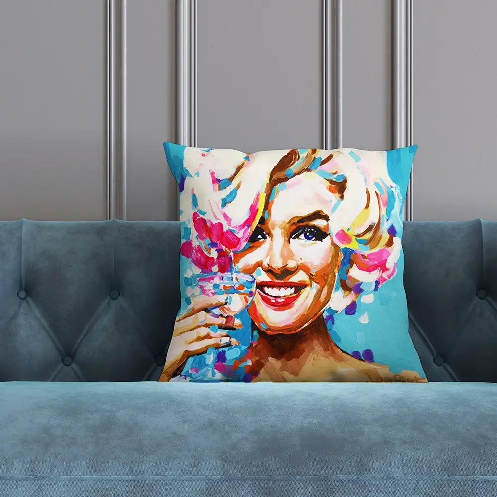 Keep Smiling Cushion Keep Smiling Cushion wall art product Juliet Stockton
