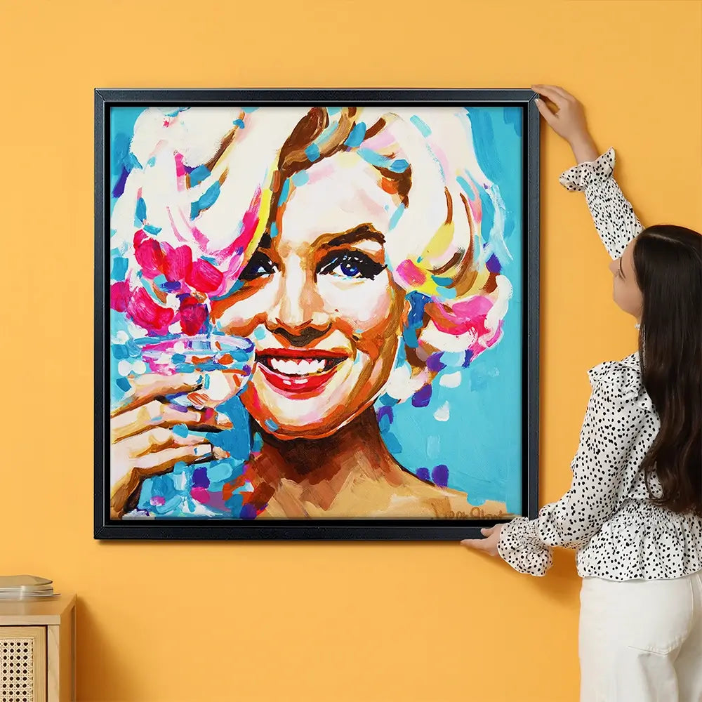 Keep Smiling Oversized Canvas Print Keep Smiling Oversized Canvas Print wall art product Art Print Shop