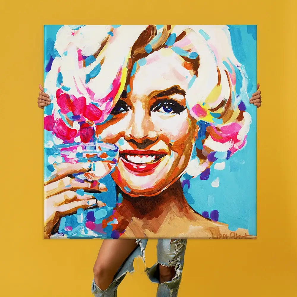 Keep Smiling Oversized Canvas Print Keep Smiling Oversized Canvas Print wall art product Art Print Shop