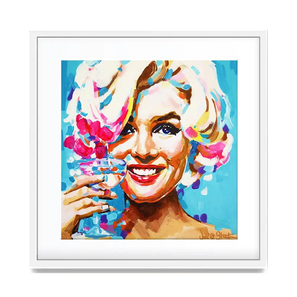 Keep Smiling Square Framed Art Print Keep Smiling Square Framed Art Print wall art product Juliet Stockton