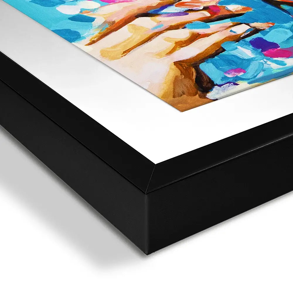 Keep Smiling Square Framed Art Print Keep Smiling Square Framed Art Print wall art product Juliet Stockton