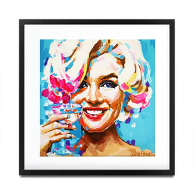 Keep Smiling Square Framed Art Print Keep Smiling Square Framed Art Print wall art product Juliet Stockton