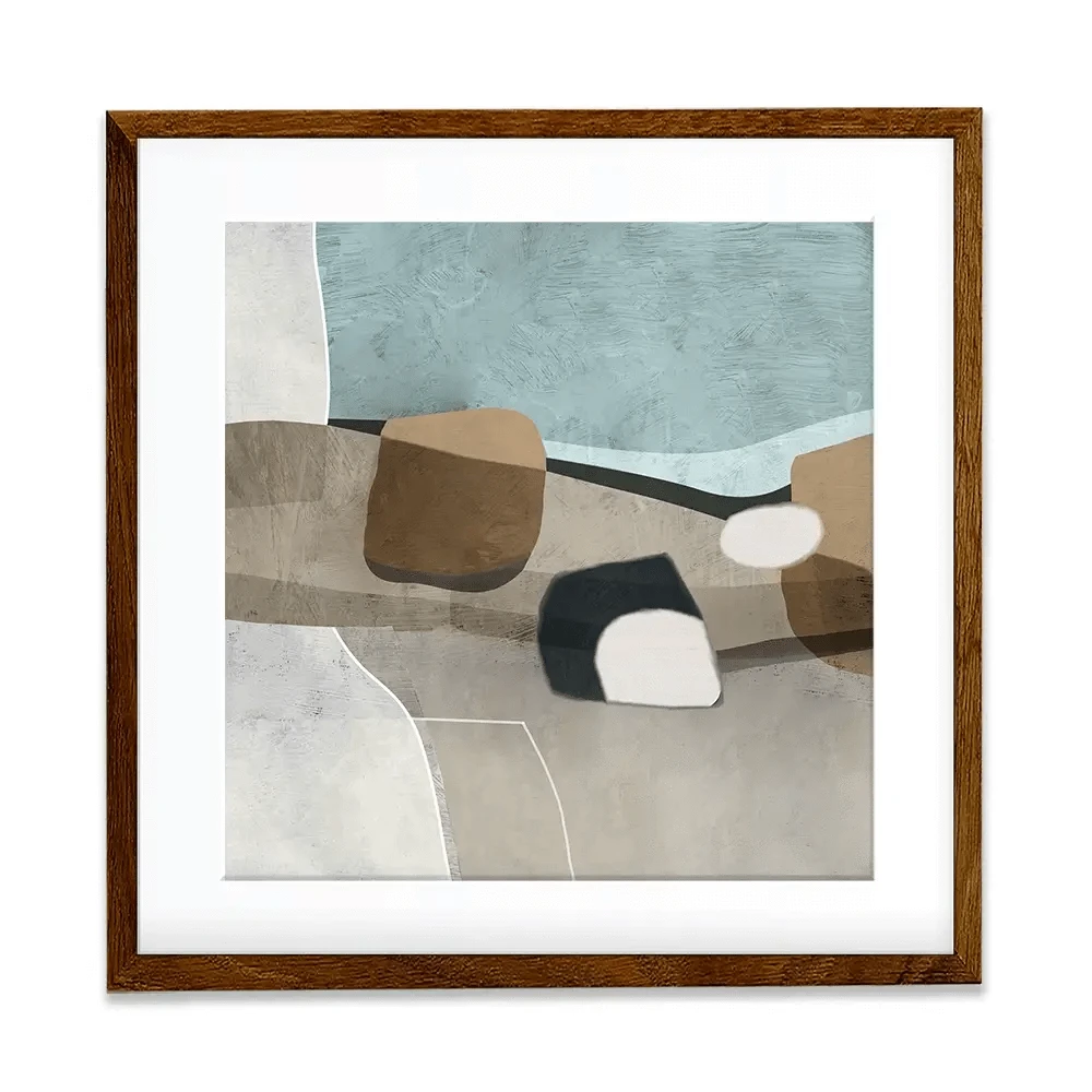 Kindly So Square Framed Art Print Kindly So Square Framed Art Print wall art product Roberto Moro