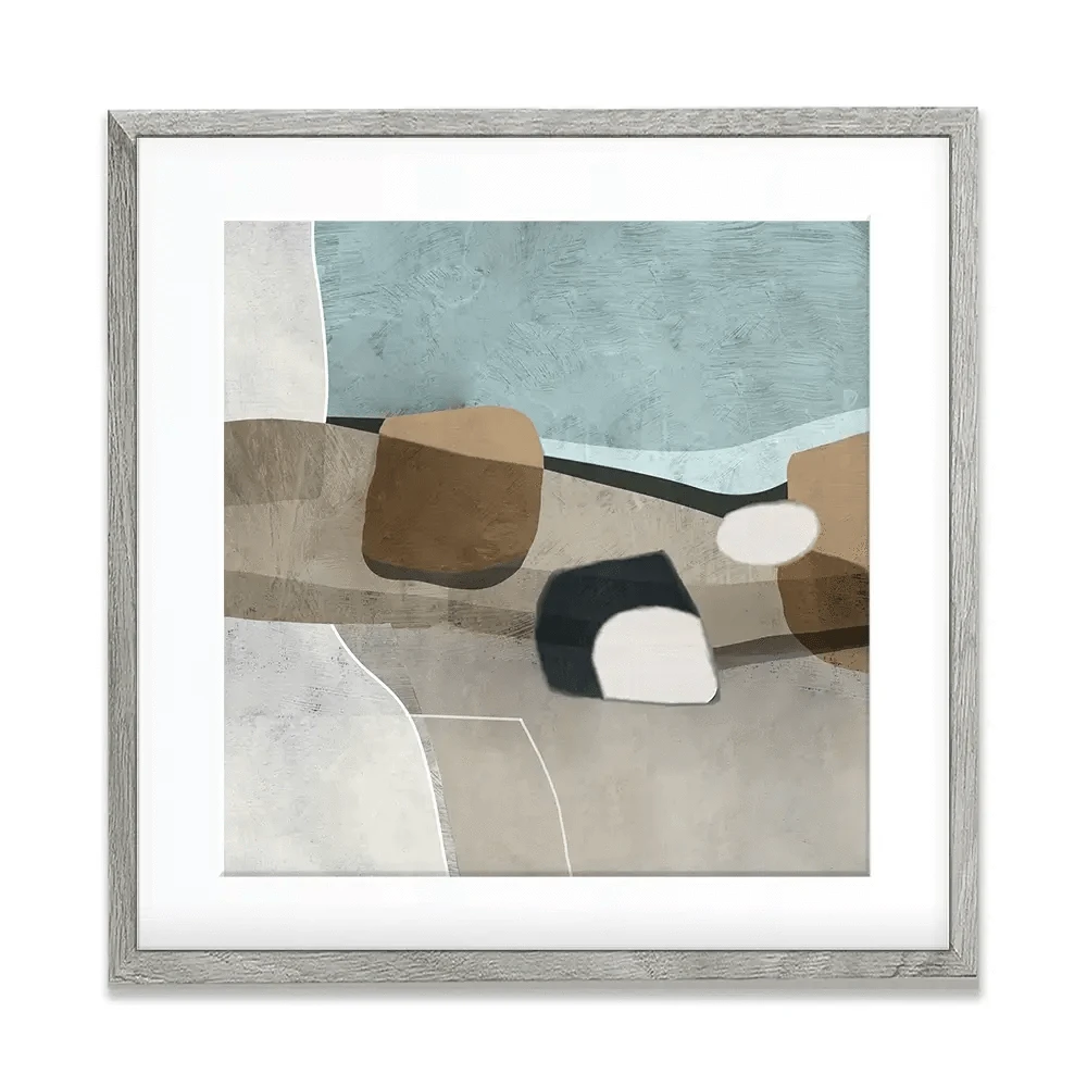 Kindly So Square Framed Art Print Kindly So Square Framed Art Print wall art product Roberto Moro