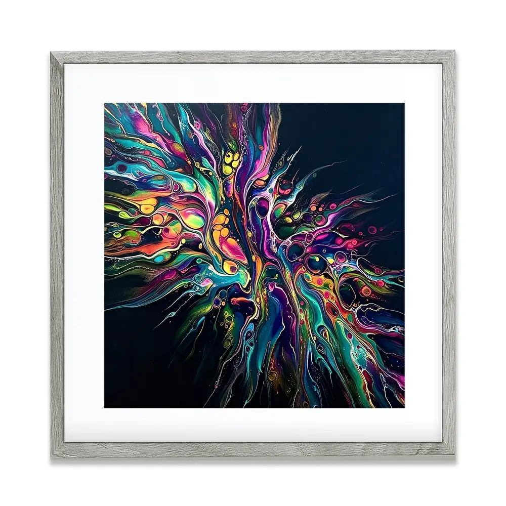 Kinetic Flow Square Framed Art Print Kinetic Flow Square Framed Art Print wall art product David Alexander Elder