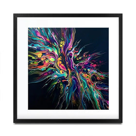 Kinetic Flow Square Framed Art Print Kinetic Flow Square Framed Art Print wall art product David Alexander Elder