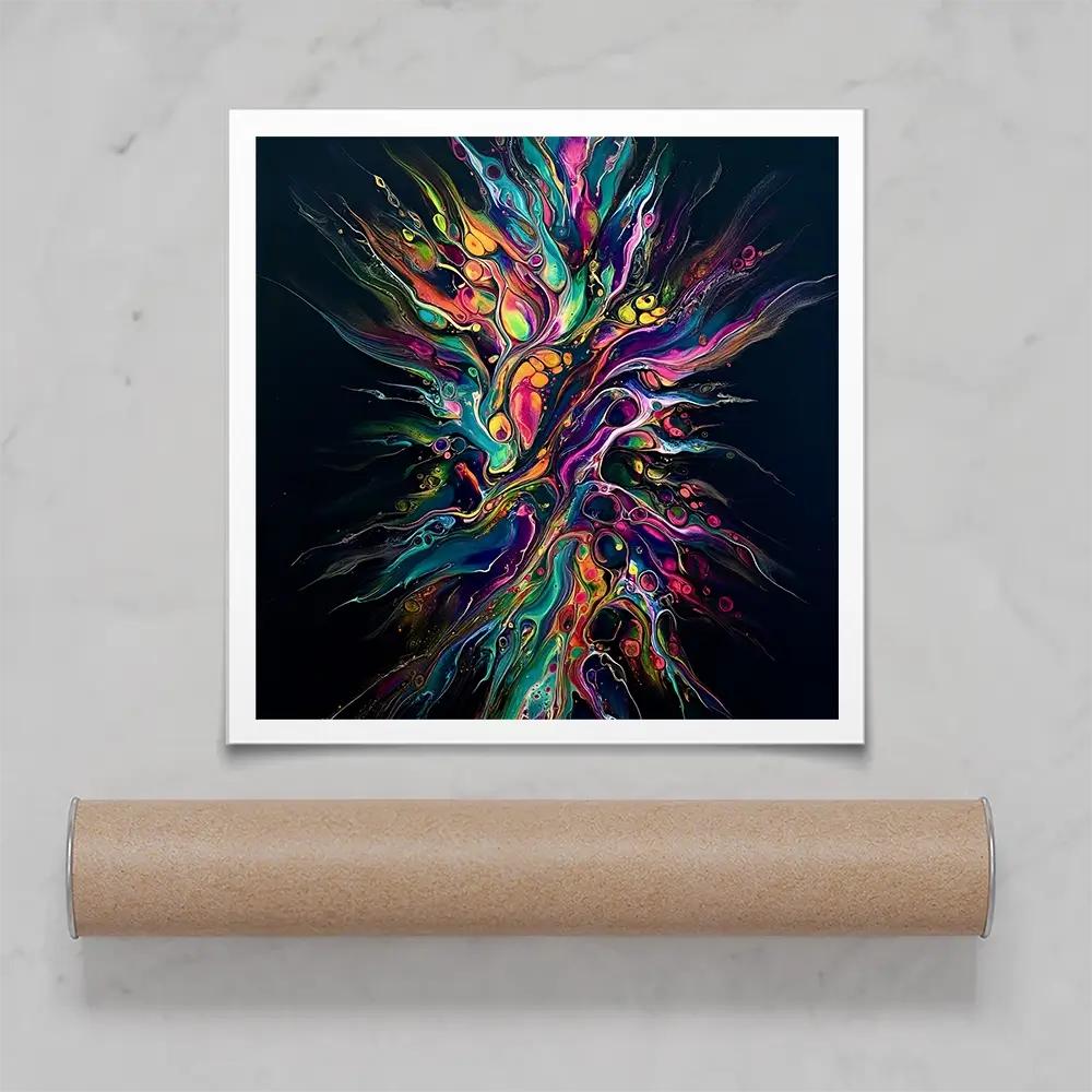Kinetic Symphony Square Art Print Kinetic Symphony Square Art Print wall art product David Alexander Elder