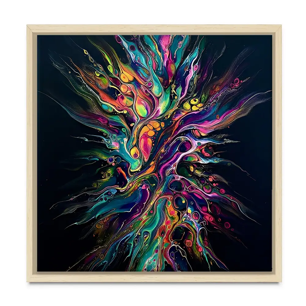 Kinetic Symphony Square Canvas Print Kinetic Symphony Square Canvas Print wall art product David Alexander Elder