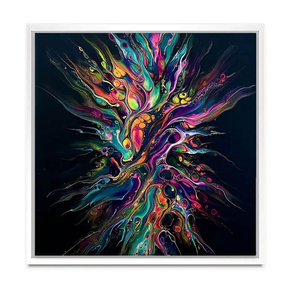 Kinetic Symphony Square Canvas Print Kinetic Symphony Square Canvas Print wall art product David Alexander Elder