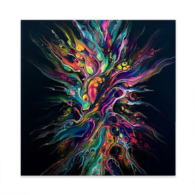 Kinetic Symphony Square Canvas Print Kinetic Symphony Square Canvas Print wall art product David Alexander Elder