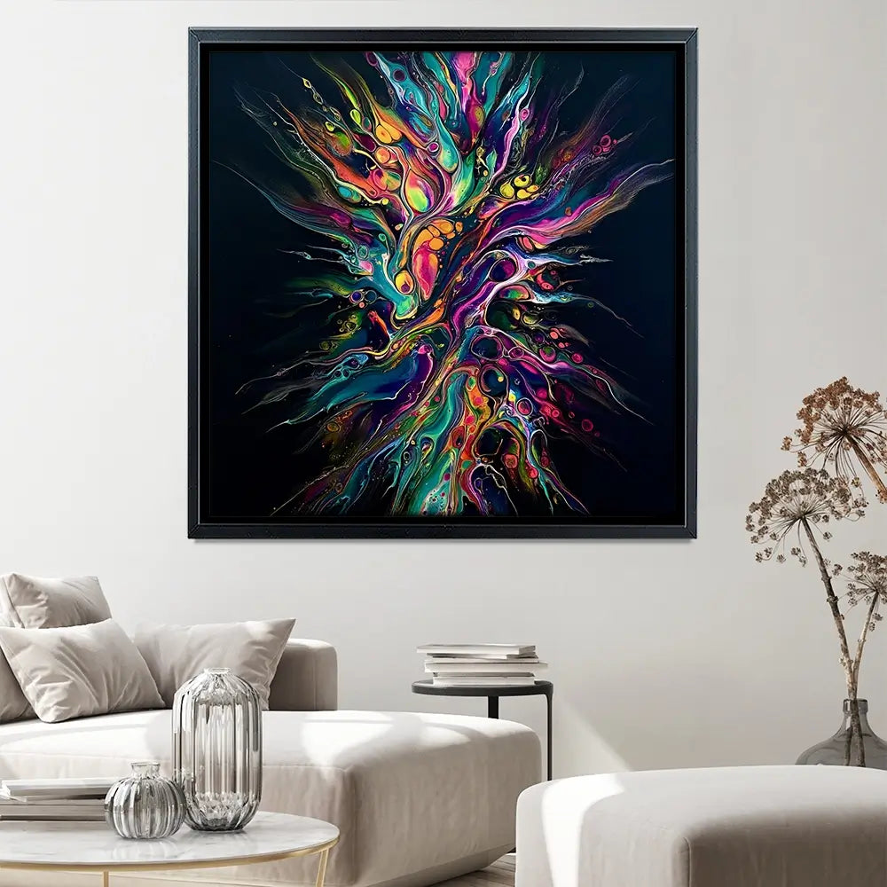 Kinetic Symphony Square Canvas Print Kinetic Symphony Square Canvas Print wall art product David Alexander Elder