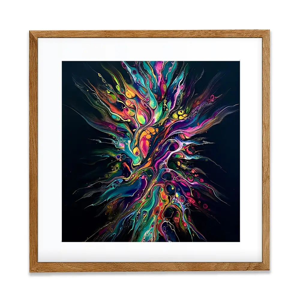 Kinetic Symphony Square Framed Art Print Kinetic Symphony Square Framed Art Print wall art product David Alexander Elder