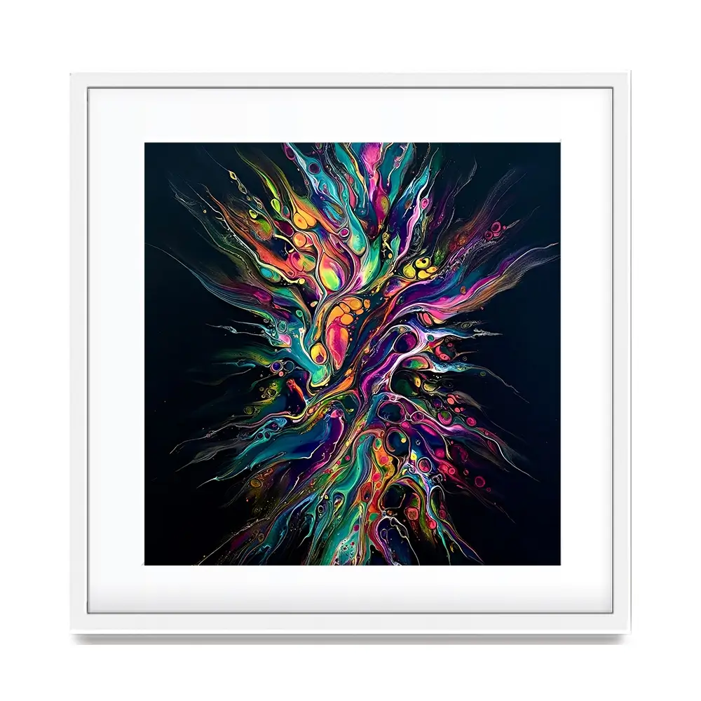 Kinetic Symphony Square Framed Art Print Kinetic Symphony Square Framed Art Print wall art product David Alexander Elder