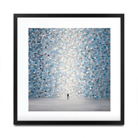 Kiss In The Moonlight Square Framed Art Print Kiss In The Moonlight Square Framed Art Print wall art product Ekaterina Ermilkina