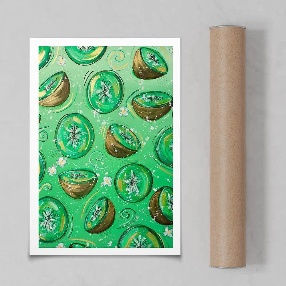 Kiwi Crazy Art Print Kiwi Crazy Art Print wall art product Elizabeth White