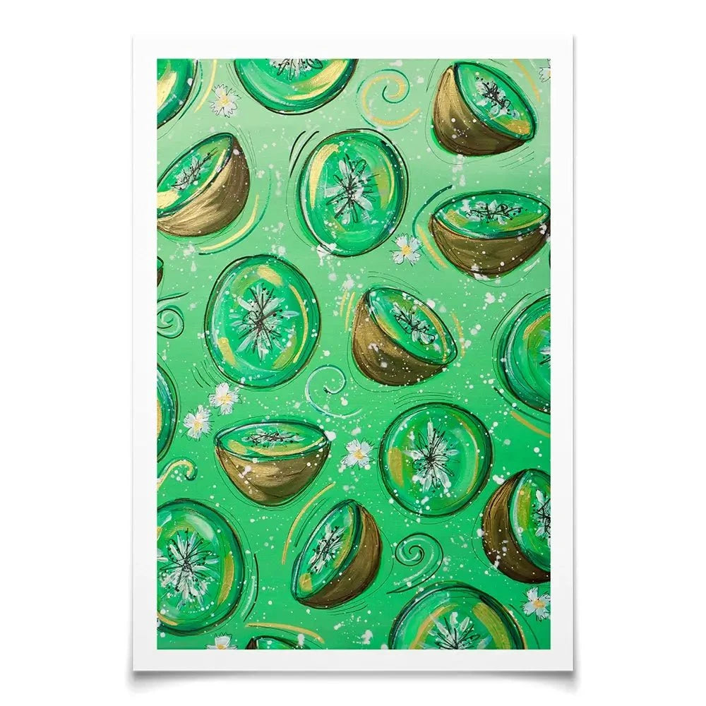 Kiwi Crazy Art Print Kiwi Crazy Art Print wall art product Elizabeth White