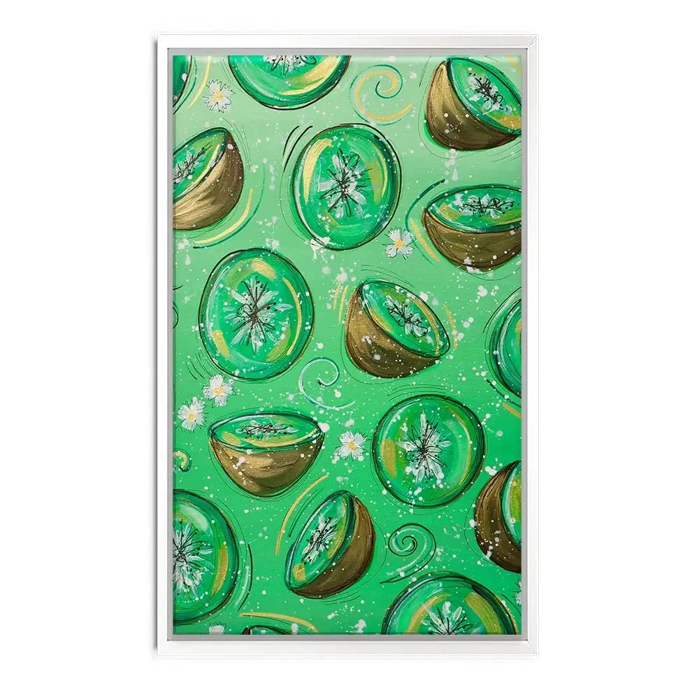 Kiwi Crazy Canvas Print Kiwi Crazy Canvas Print wall art product Elizabeth White
