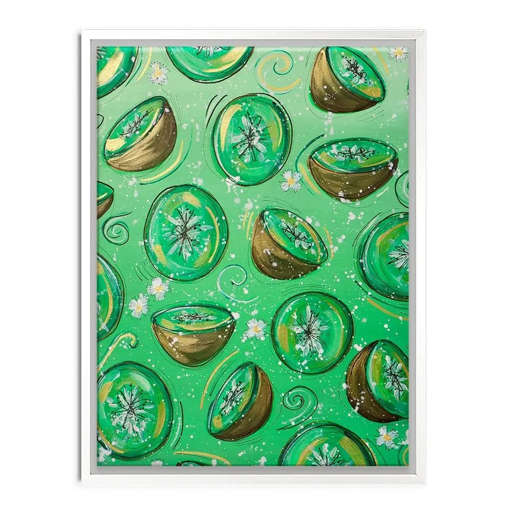 Kiwi Crazy Canvas Print Kiwi Crazy Canvas Print wall art product Elizabeth White
