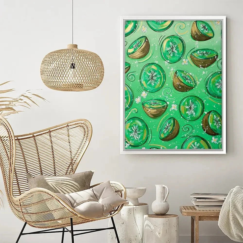 Kiwi Crazy Canvas Print Kiwi Crazy Canvas Print wall art product Elizabeth White
