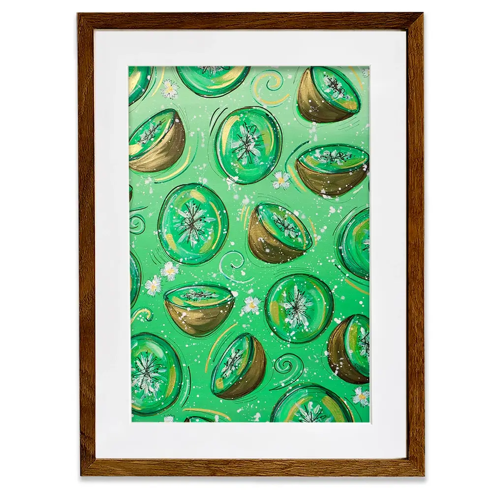 Kiwi Crazy Framed Art Print Kiwi Crazy Framed Art Print wall art product Elizabeth White
