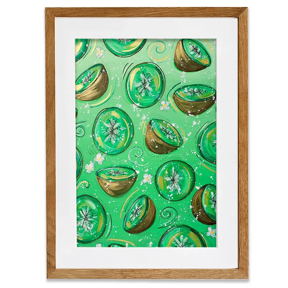 Kiwi Crazy Framed Art Print Kiwi Crazy Framed Art Print wall art product Elizabeth White