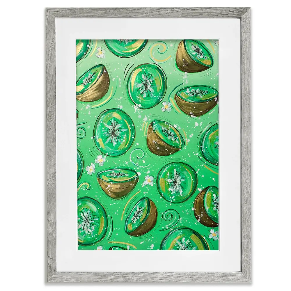 Kiwi Crazy Framed Art Print Kiwi Crazy Framed Art Print wall art product Elizabeth White