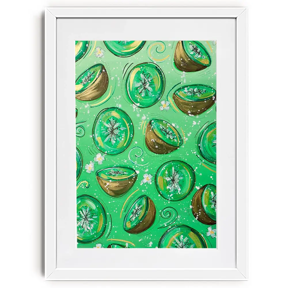 Kiwi Crazy Framed Art Print Kiwi Crazy Framed Art Print wall art product Elizabeth White