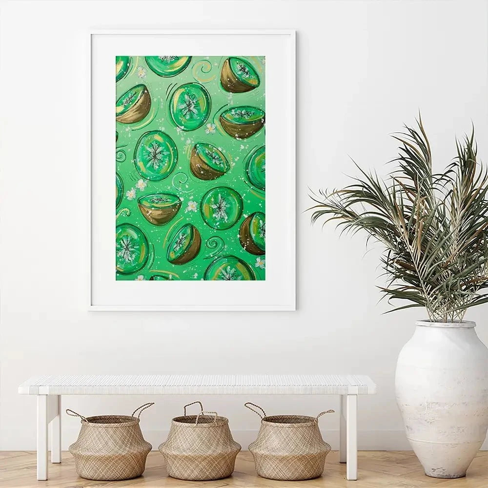 Kiwi Crazy Framed Art Print Kiwi Crazy Framed Art Print wall art product Elizabeth White