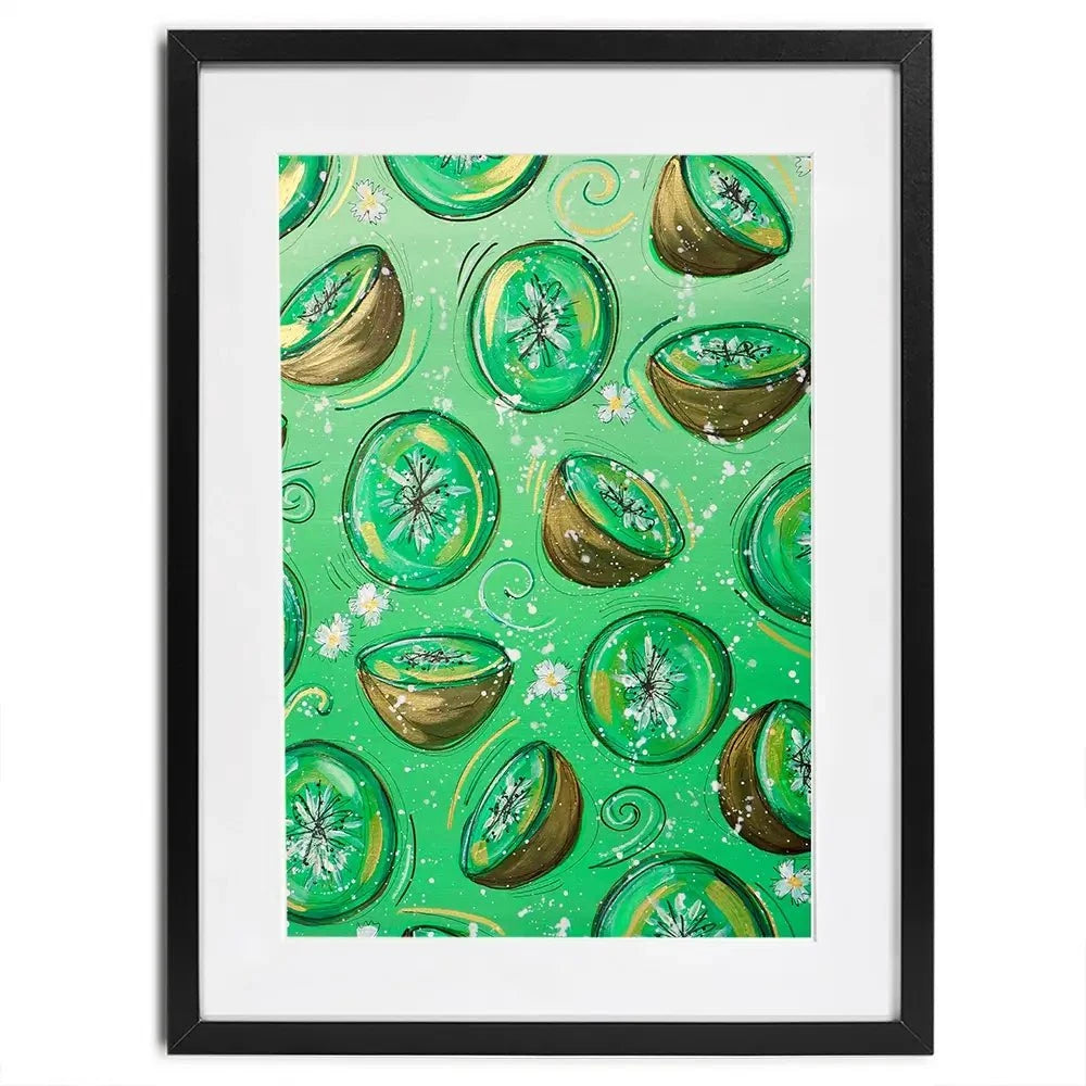 Kiwi Crazy Framed Art Print Kiwi Crazy Framed Art Print wall art product Elizabeth White